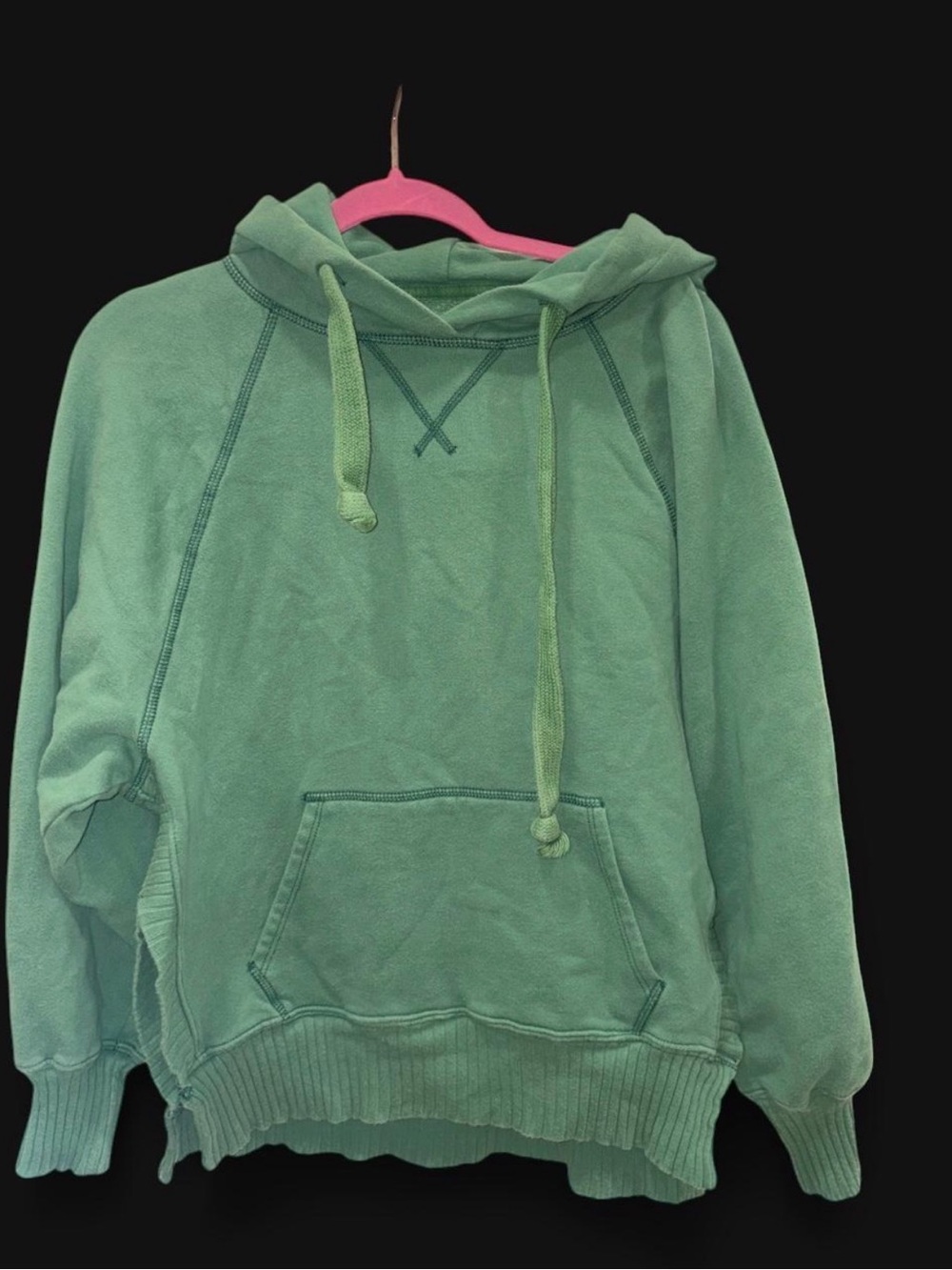 American Eagle Outfitters Green Crewneck Hoodie